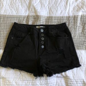 Black high waisted cheeky short from CR size 2